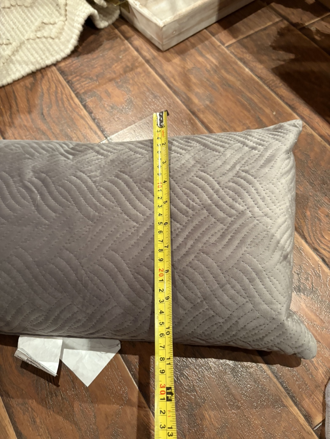 Gray Velvet Pillow - photo 2