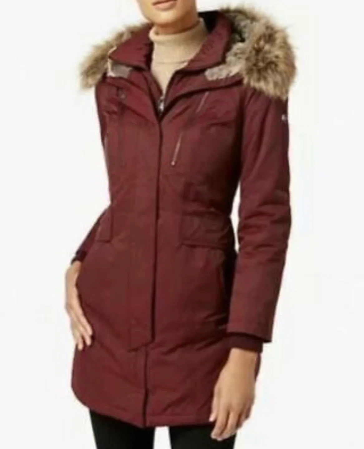 1 Madison expedition Women's Parka Jacket, Red sz S image indicator(2)