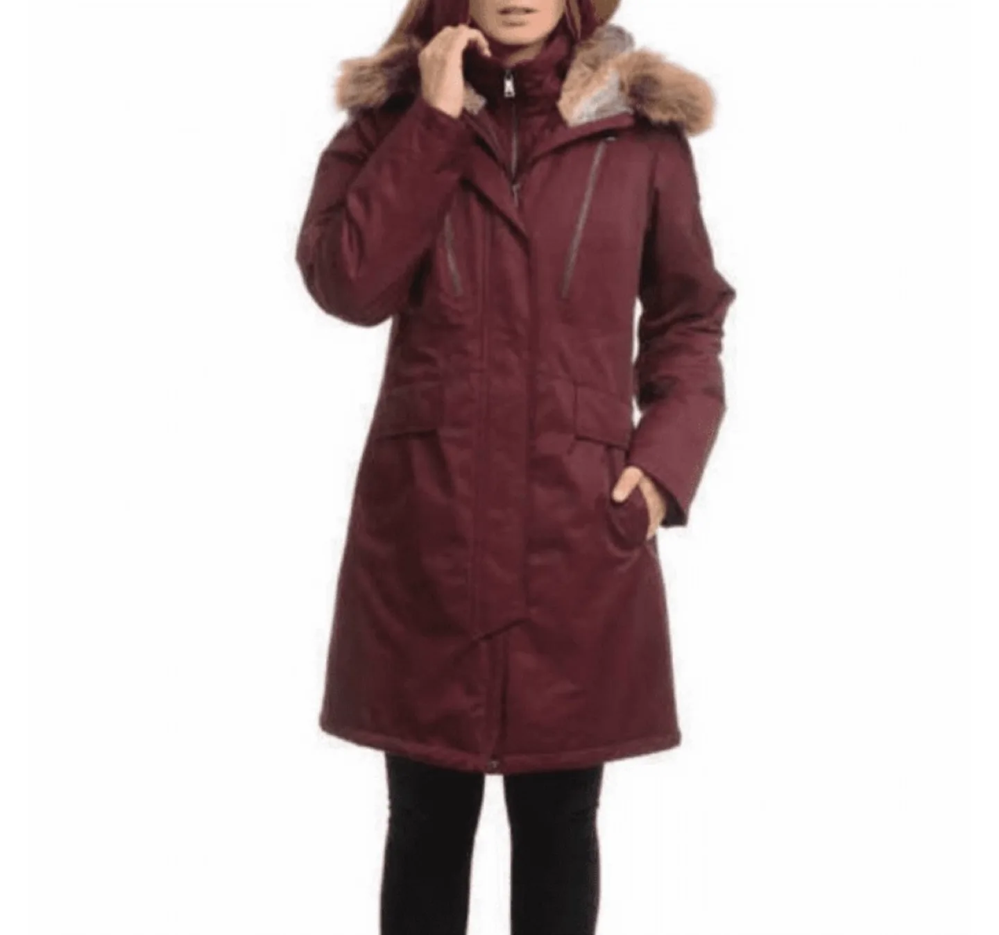 1 Madison expedition Women's Parka Jacket, Red sz S image indicator(3)