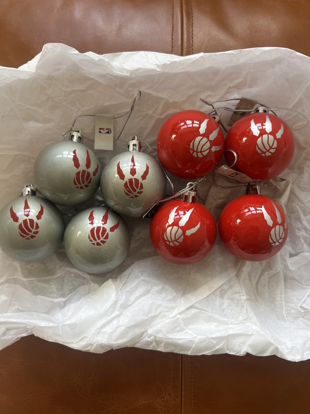 Vintage Toronto Raptors Christmas Ornaments