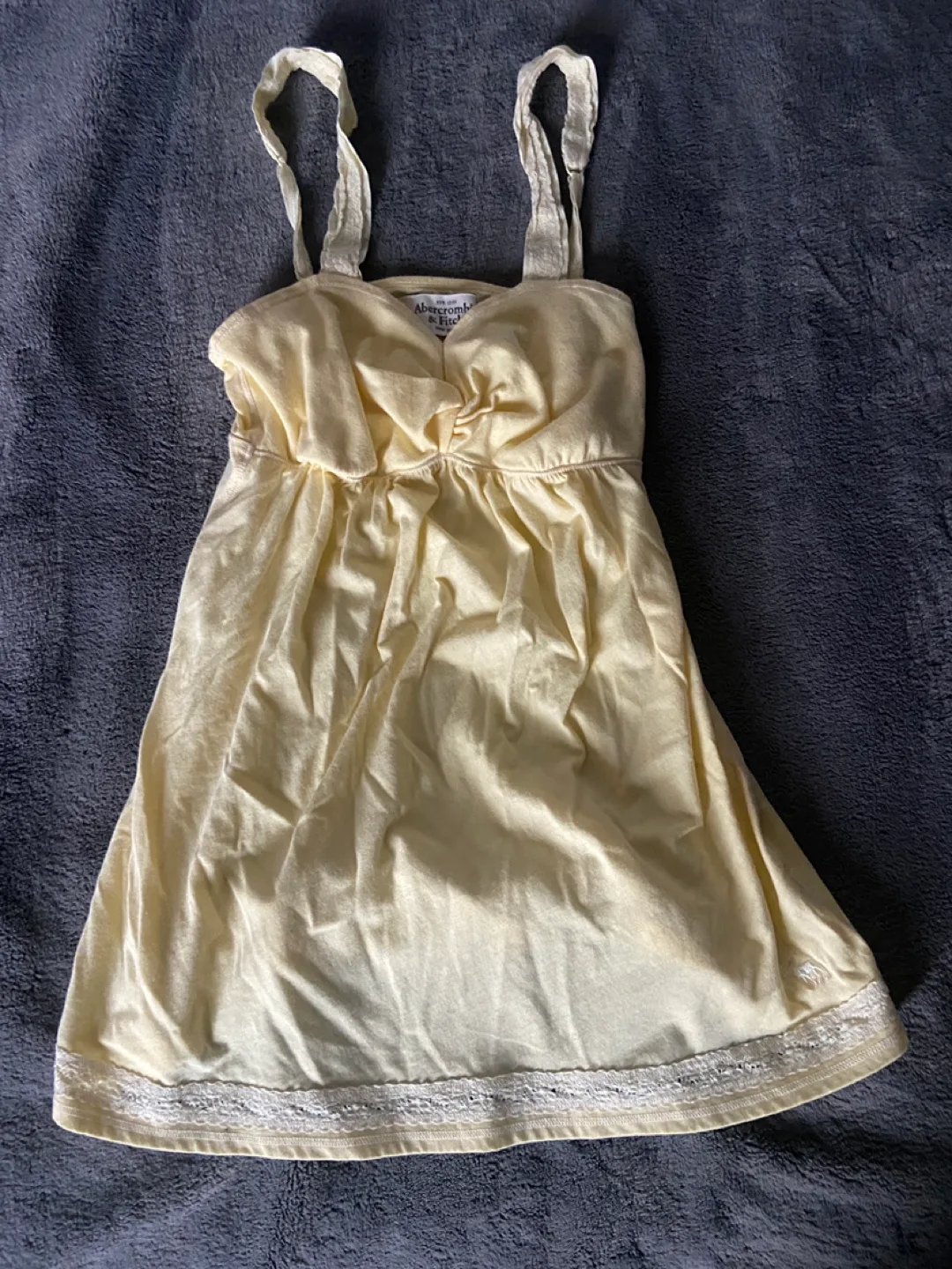 Abercrombie & Fitch Yellow Tank Top thumbnail