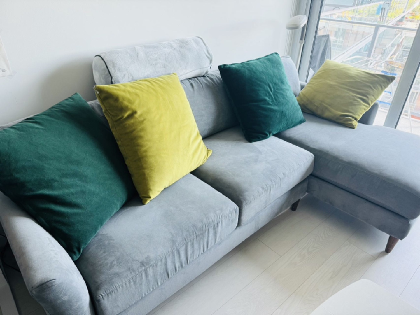 Gorgeous REAL Wood Sectional Sofa made in Canada