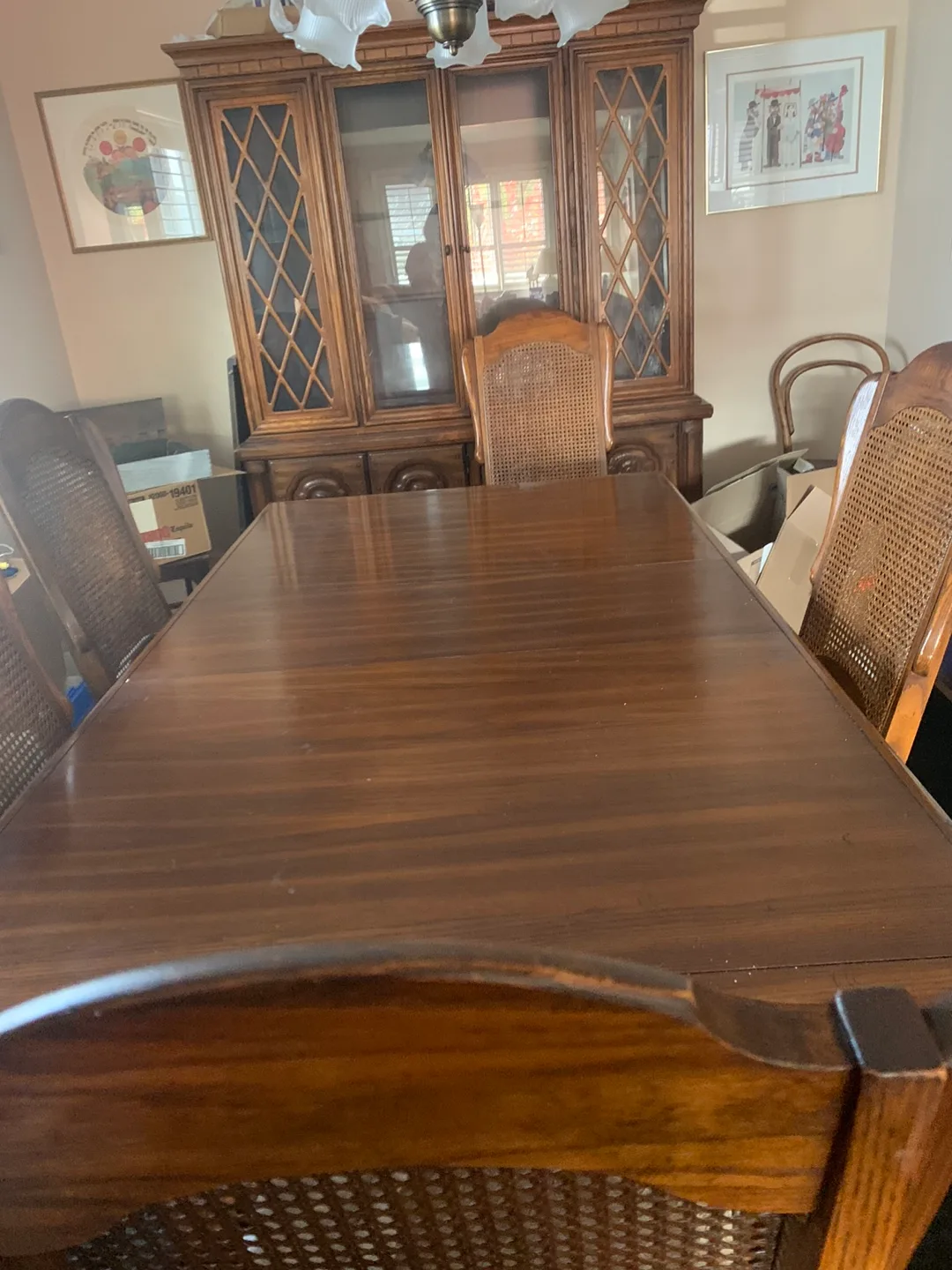 Vintage Dining Table and Chairs thumbnail