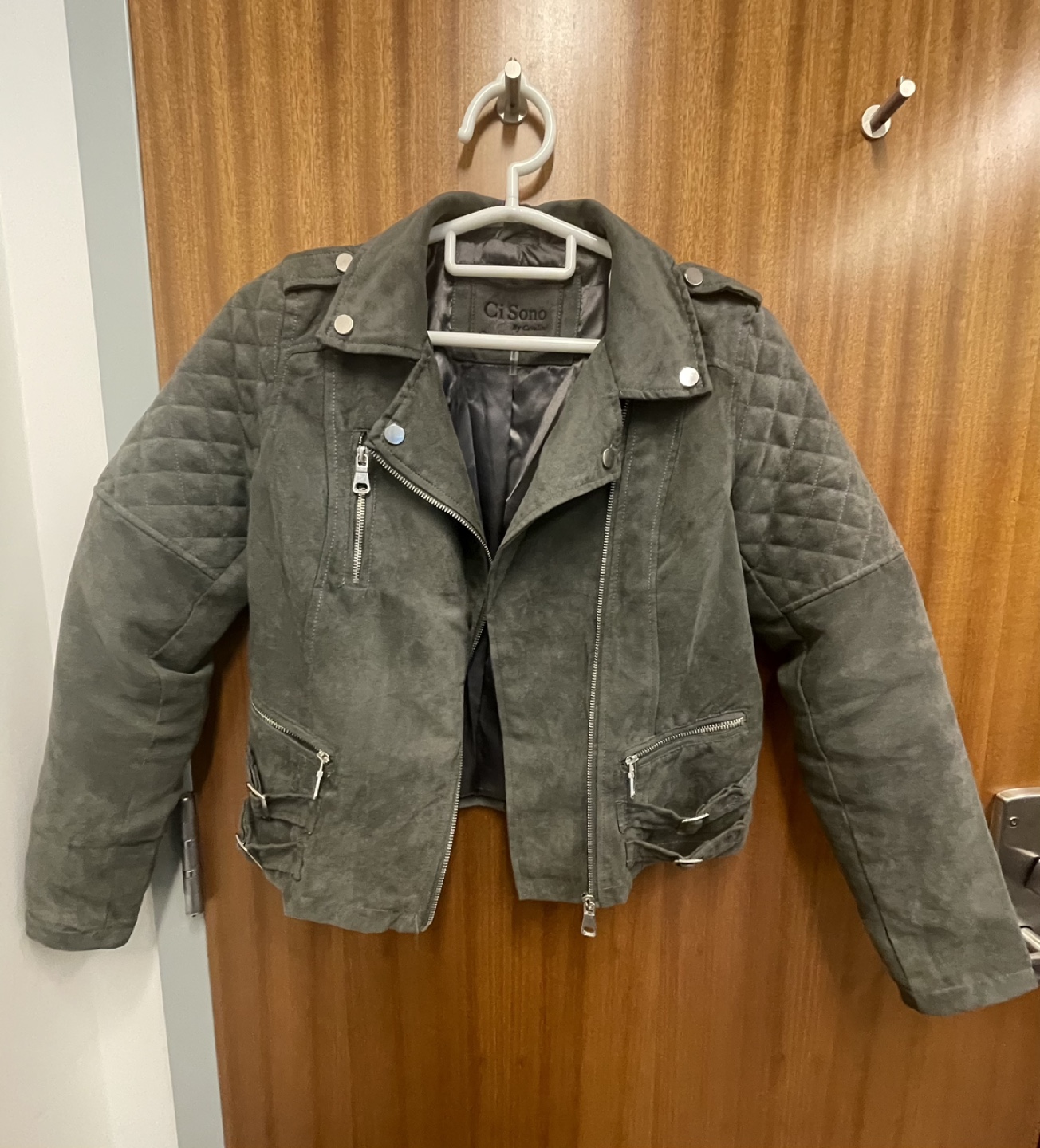 Cavallini - Grey Suede Jacket - Women medium - photo 2