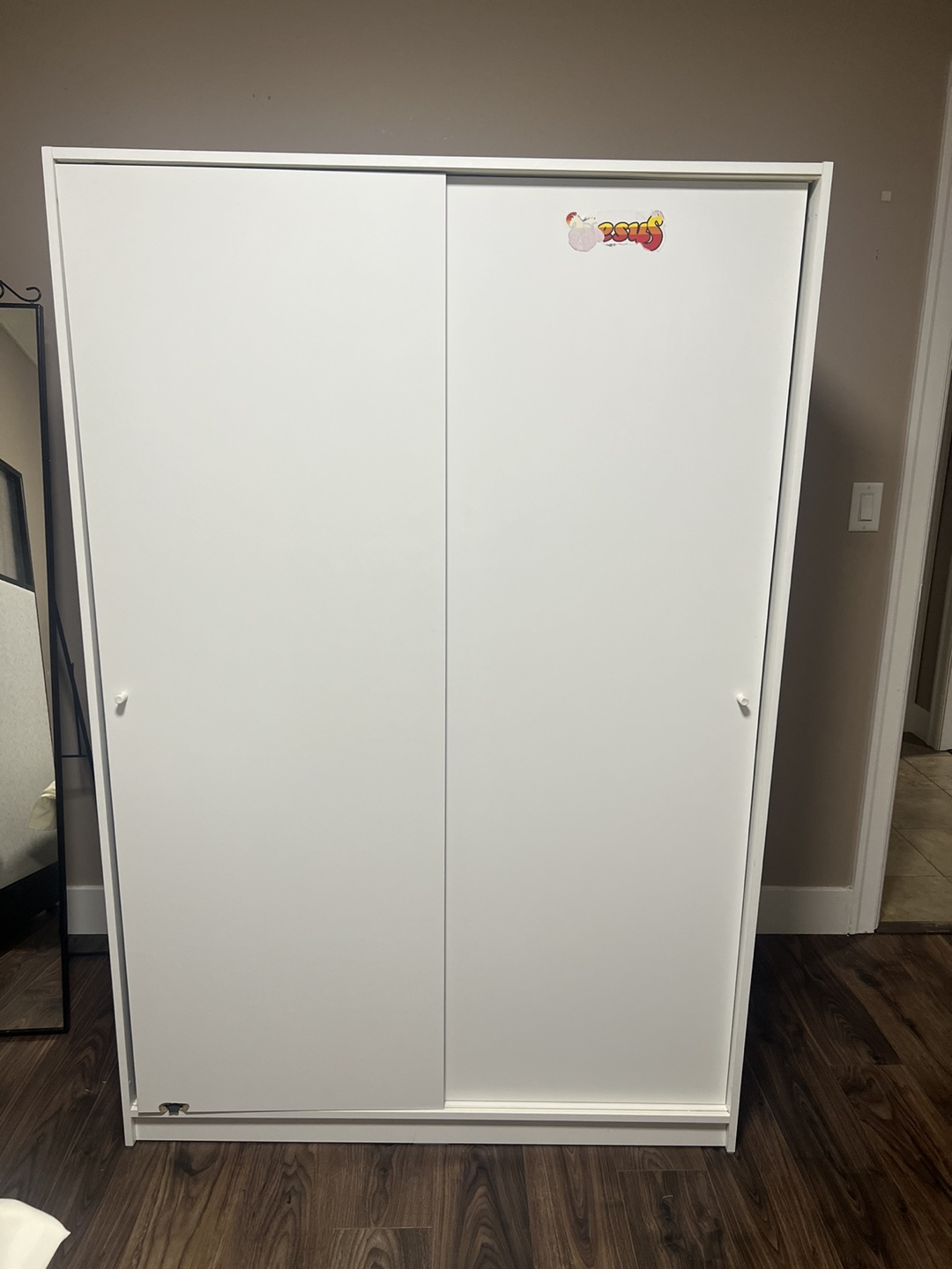 White Sliding Door Closet - photo 3