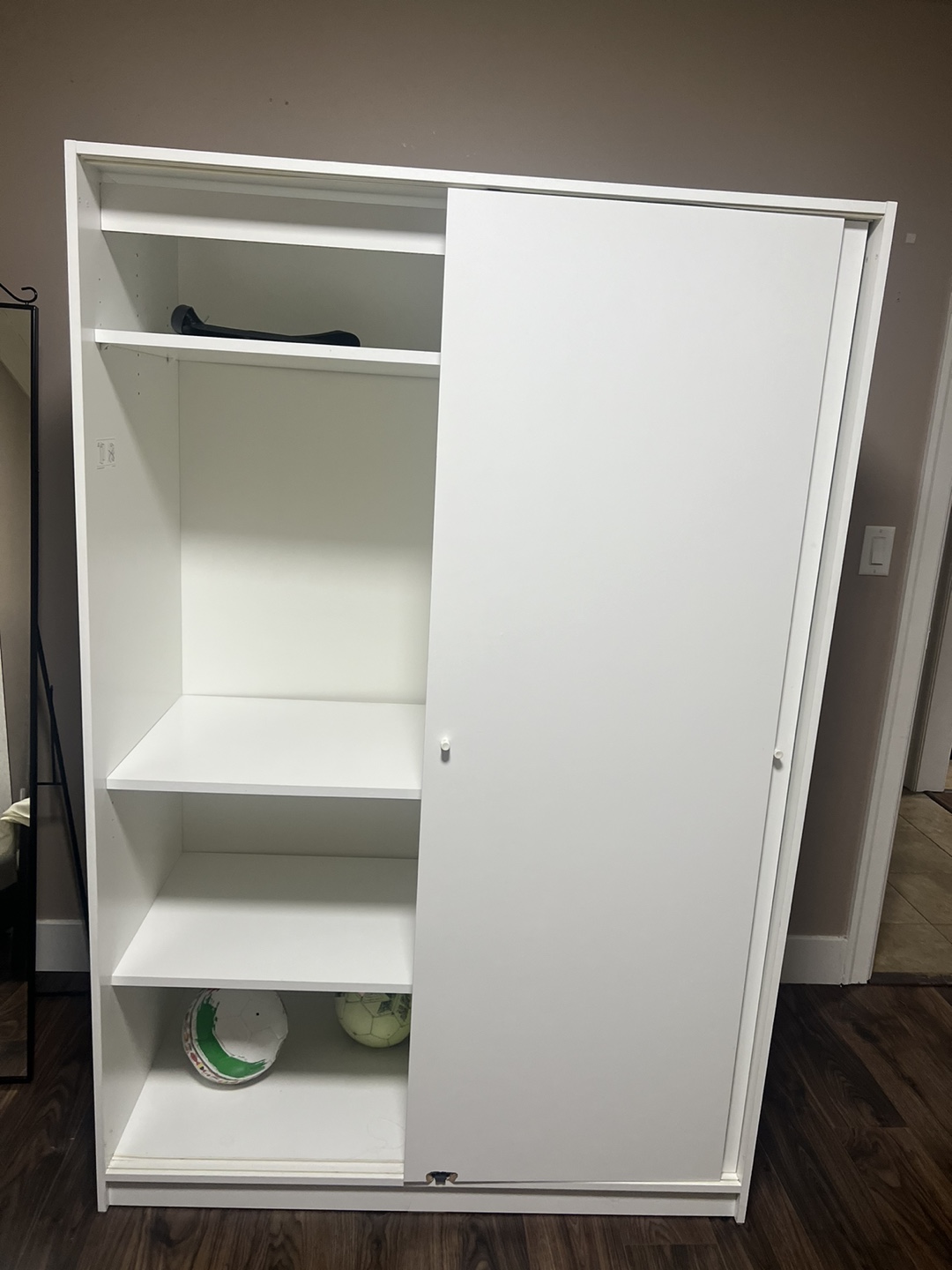 White Sliding Door Closet - photo 2