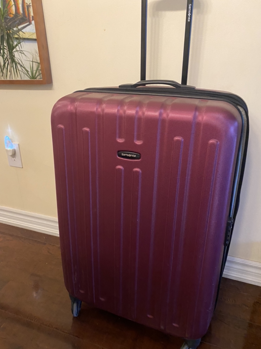 Samsonite Burgundy Suitcase