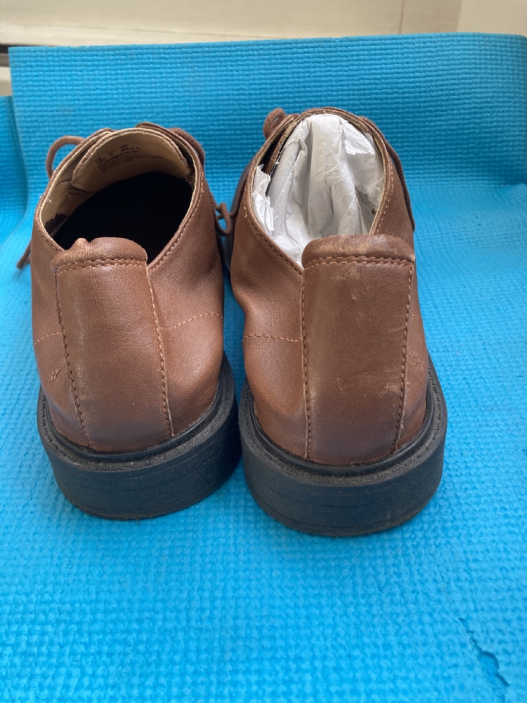 Hush Puppies Men's Brown Leather Shoes( US-10) - photo 5