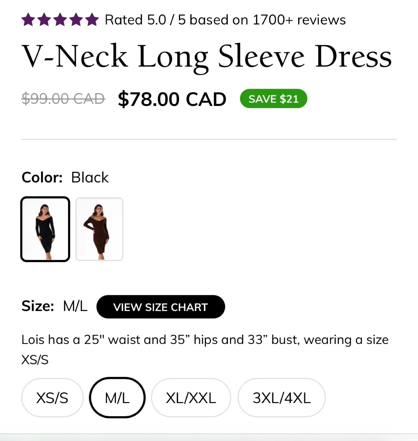 Hey Shape V-Neck Long Sleeve Dress image indicator(3)