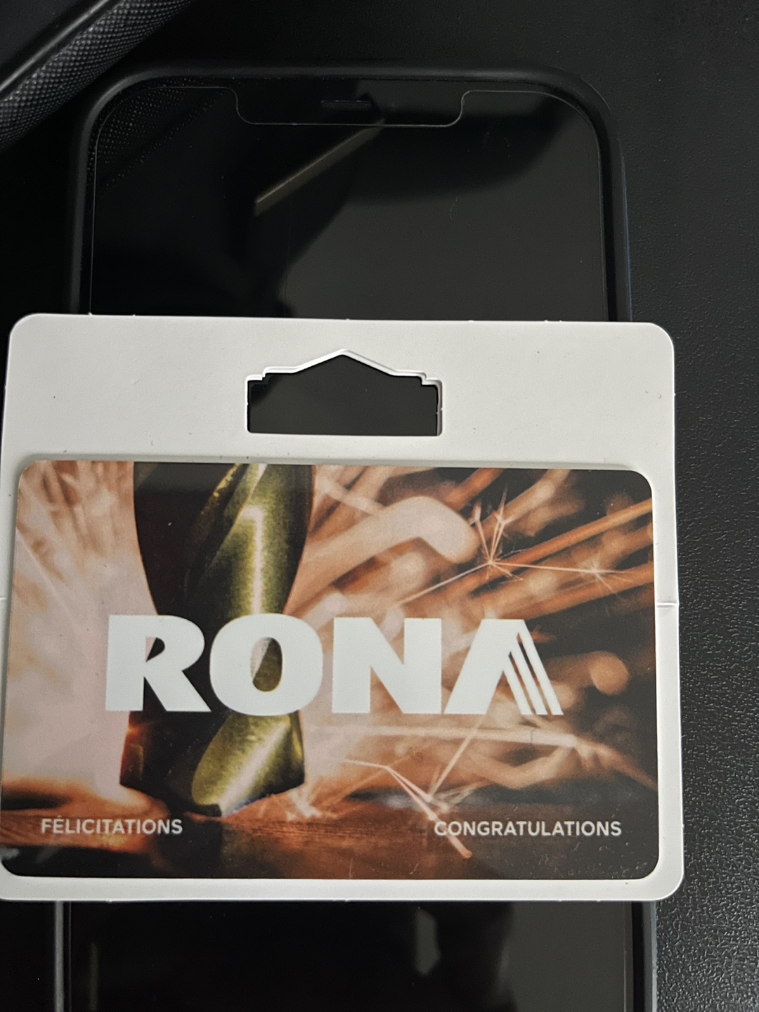 Rona gift card worth 200$ giving away for 160$ Move out sale .