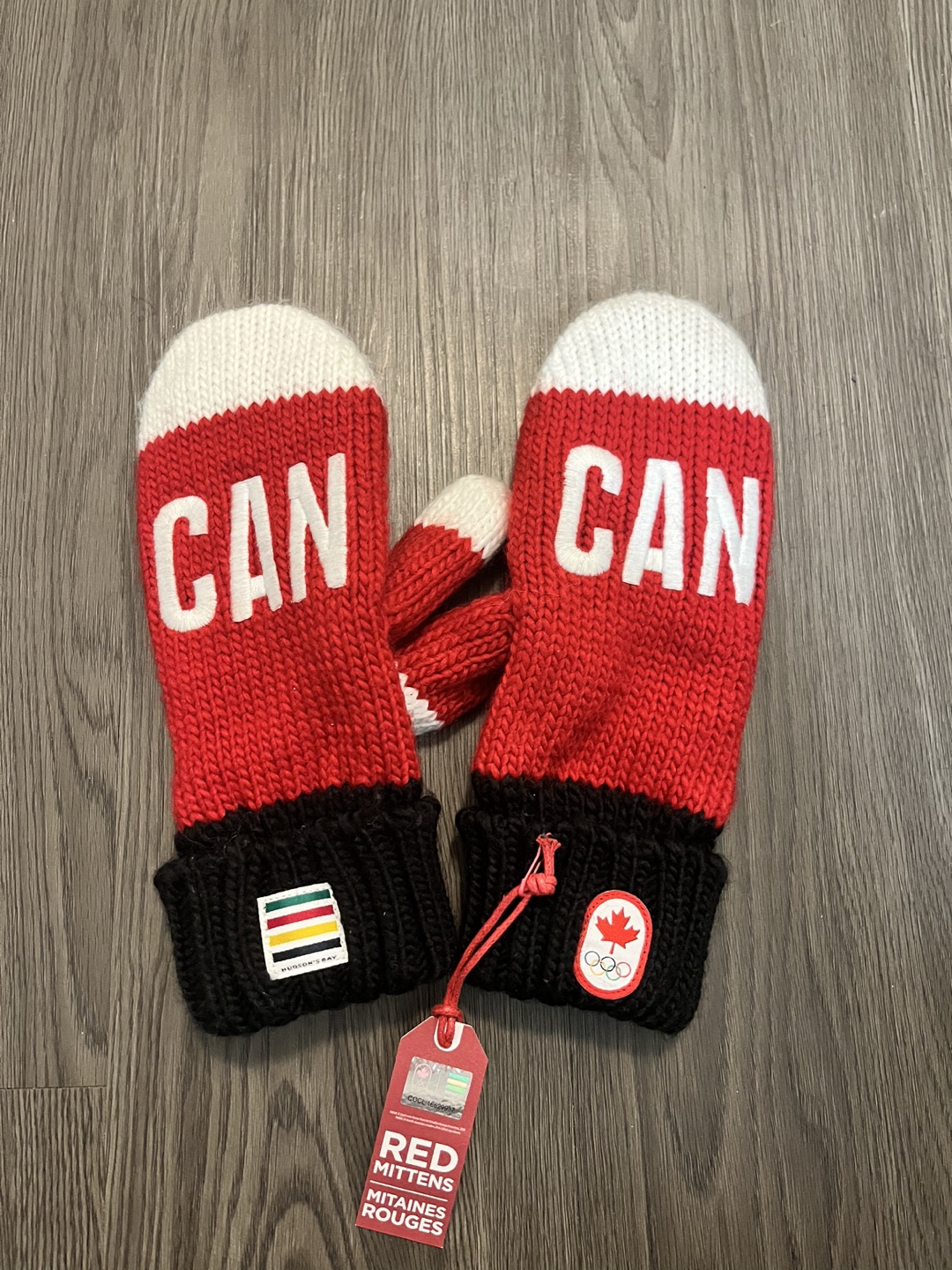 Red Canadian Olympic Mittens