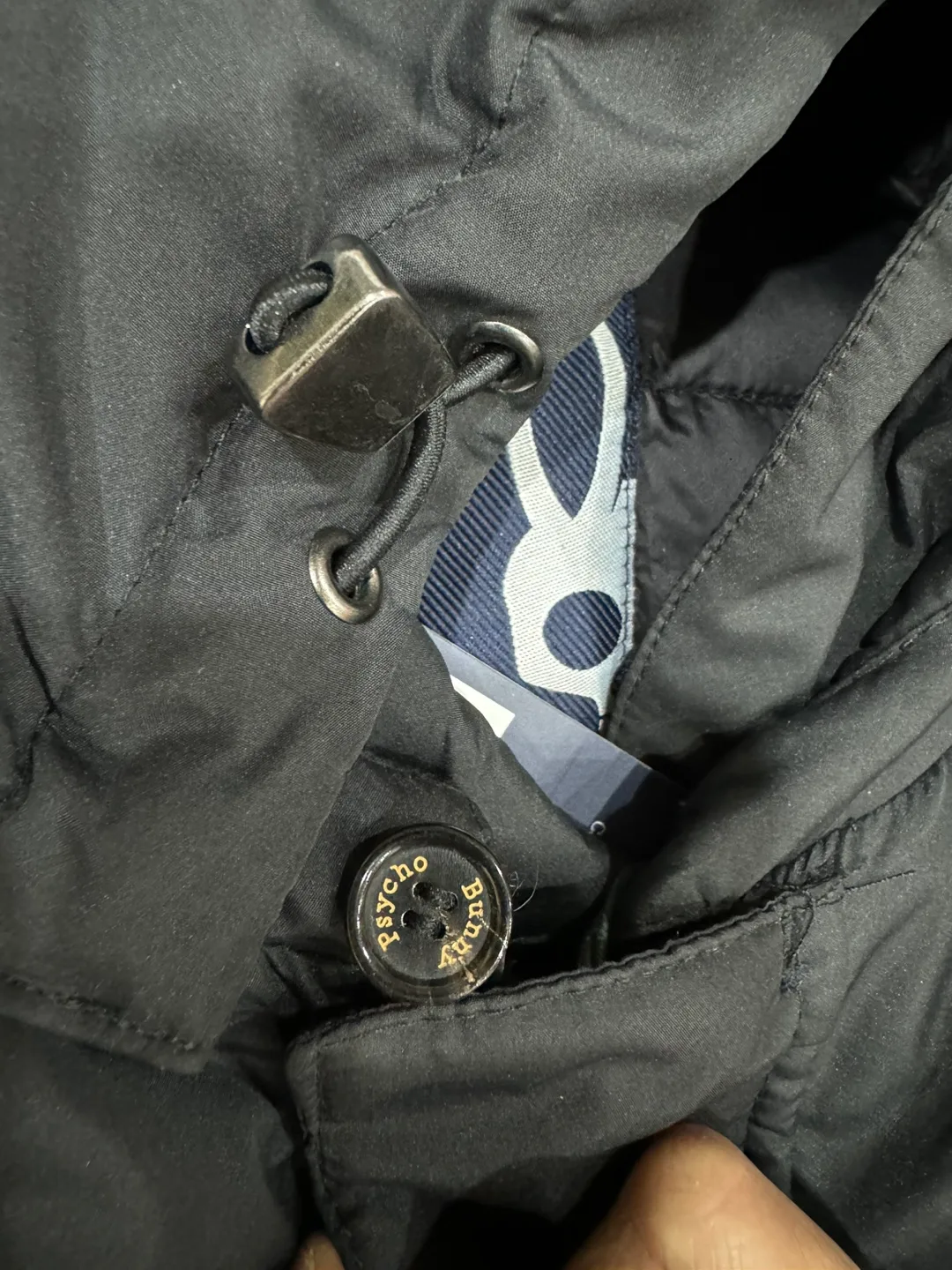 PSYCHO BUNNY WINTER JACKET NEW WITH TAG LARGE BLACK image indicator(9)