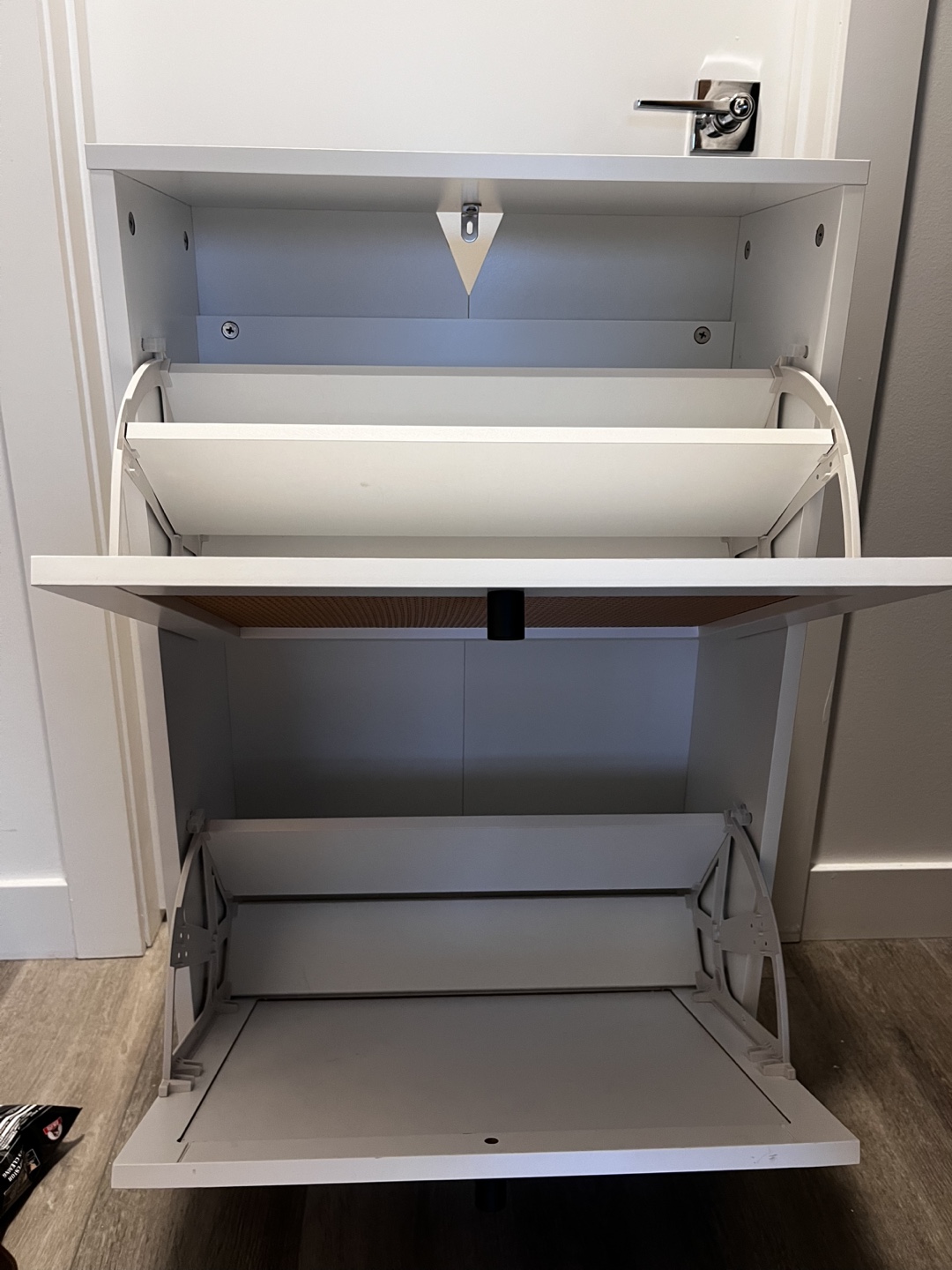 White Shoe Cabinet - photo 2