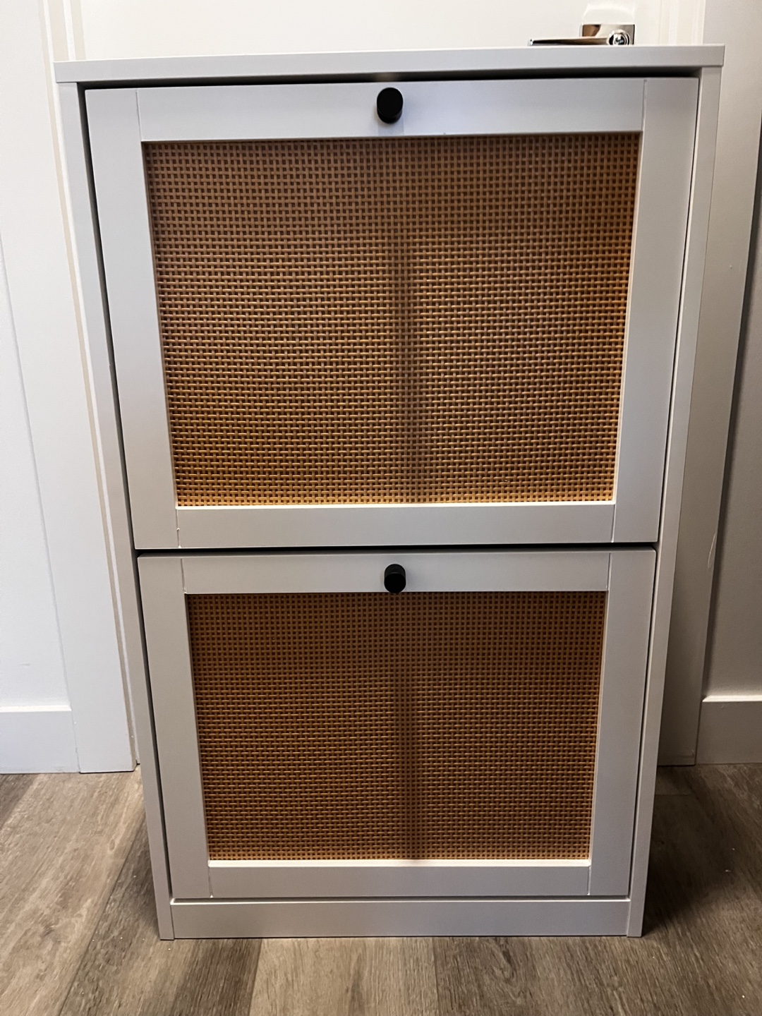 White Shoe Cabinet