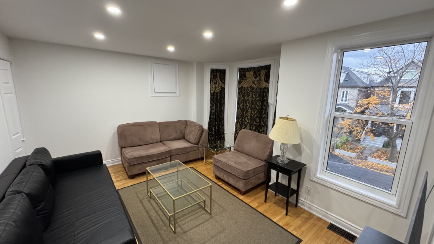 Brown modular sofa