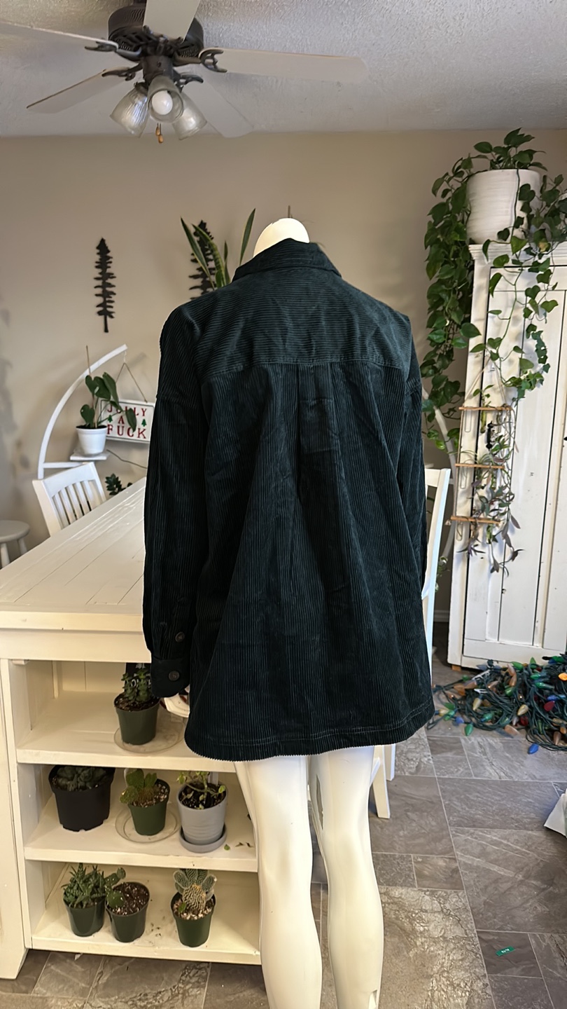 Matty M Corduroy Button Up Shacket - photo 2