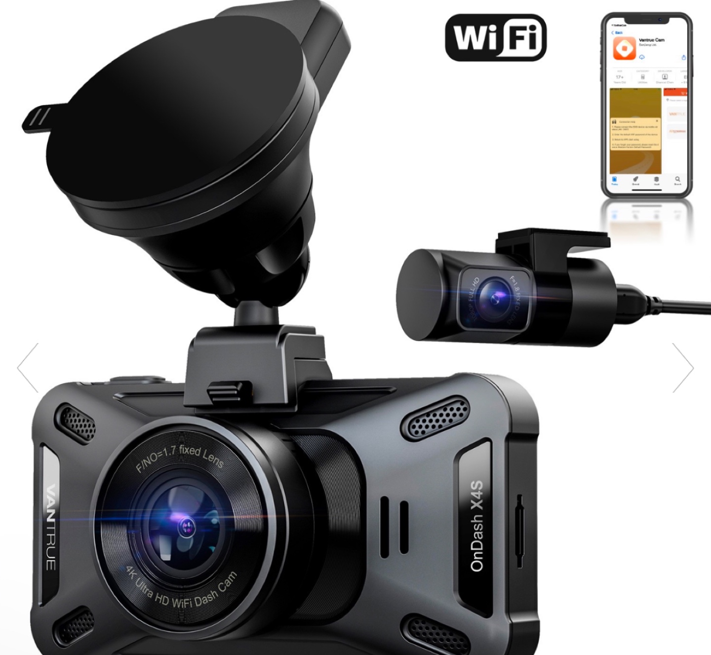 Vanture X4S Duo Dash Cam