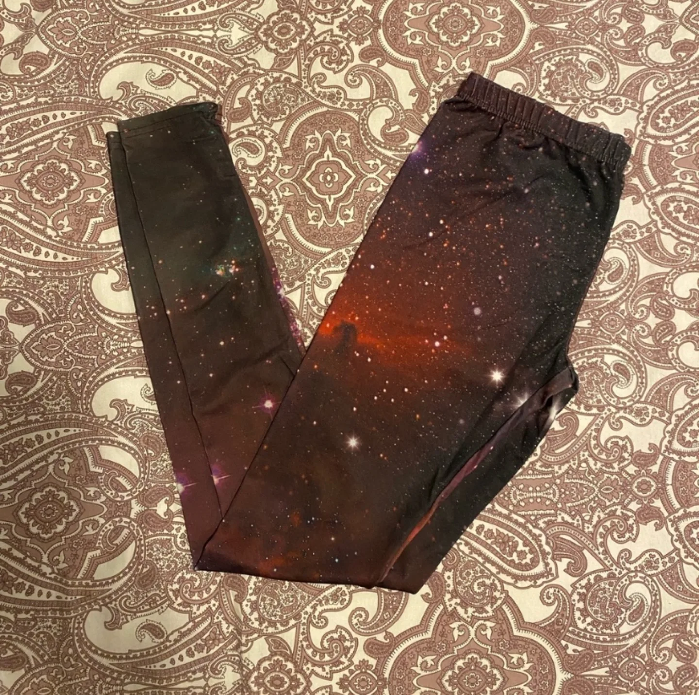 #freecycle 2X Galaxy Print Leggings thumbnail