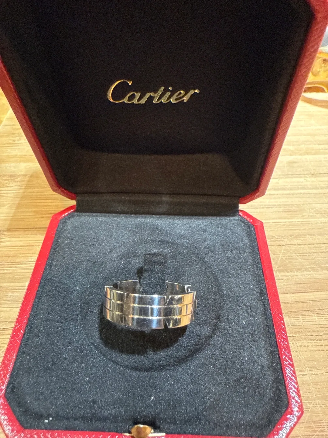 Cartier tank ring thumbnail