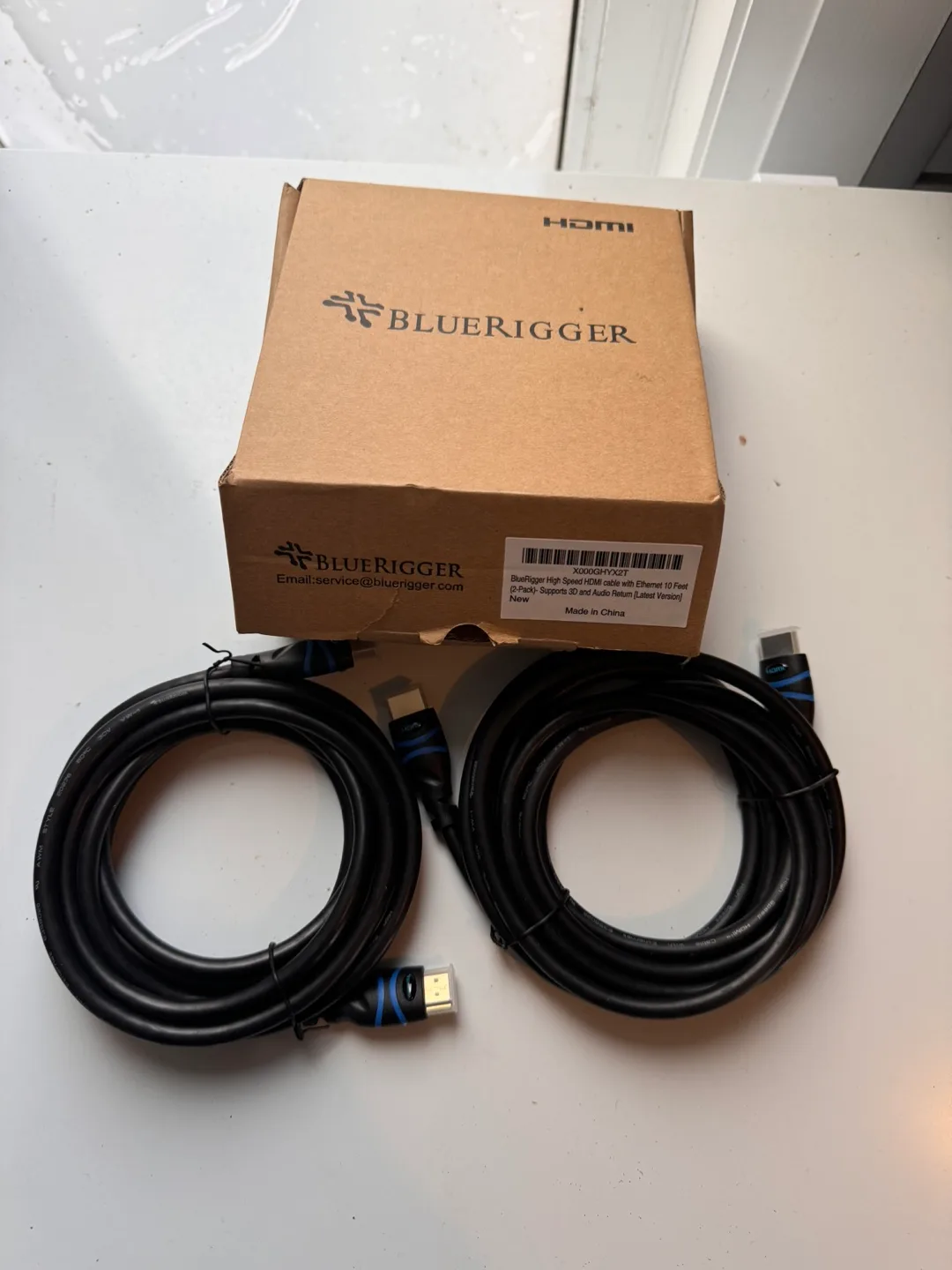 Bluerigger High Speed HDMI Cable with Ethernet 10 Feet (2-Pack) image indicator(3)