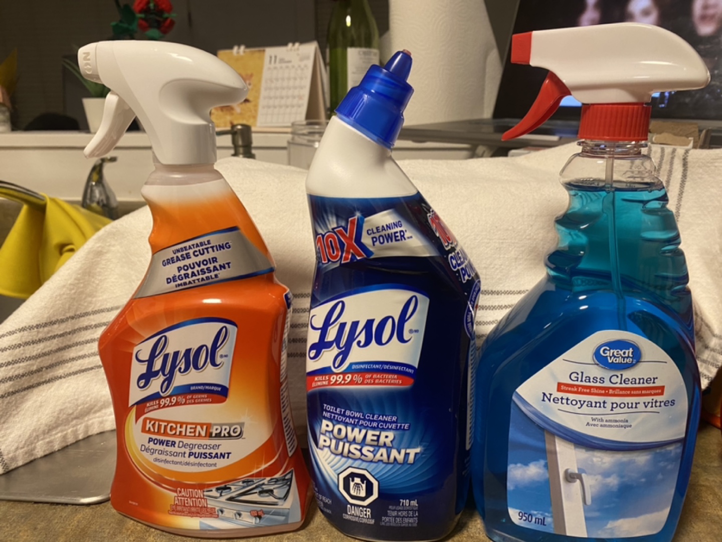 Lysol Kitchen Lysol Toilet and Window Cleaner