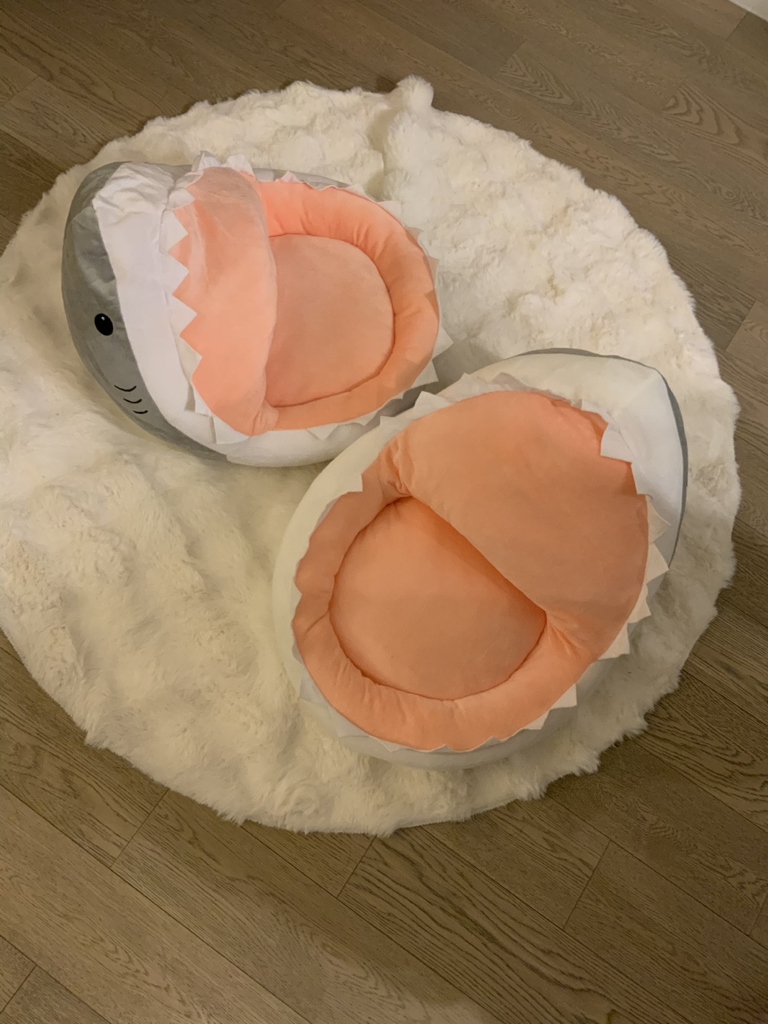 Gray Shark Plush Chair - photo 2