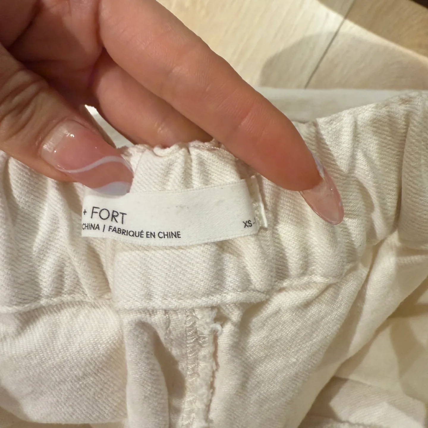 OAK+FORT Cropped Wide Leg Pants 26 xs image indicator(5)