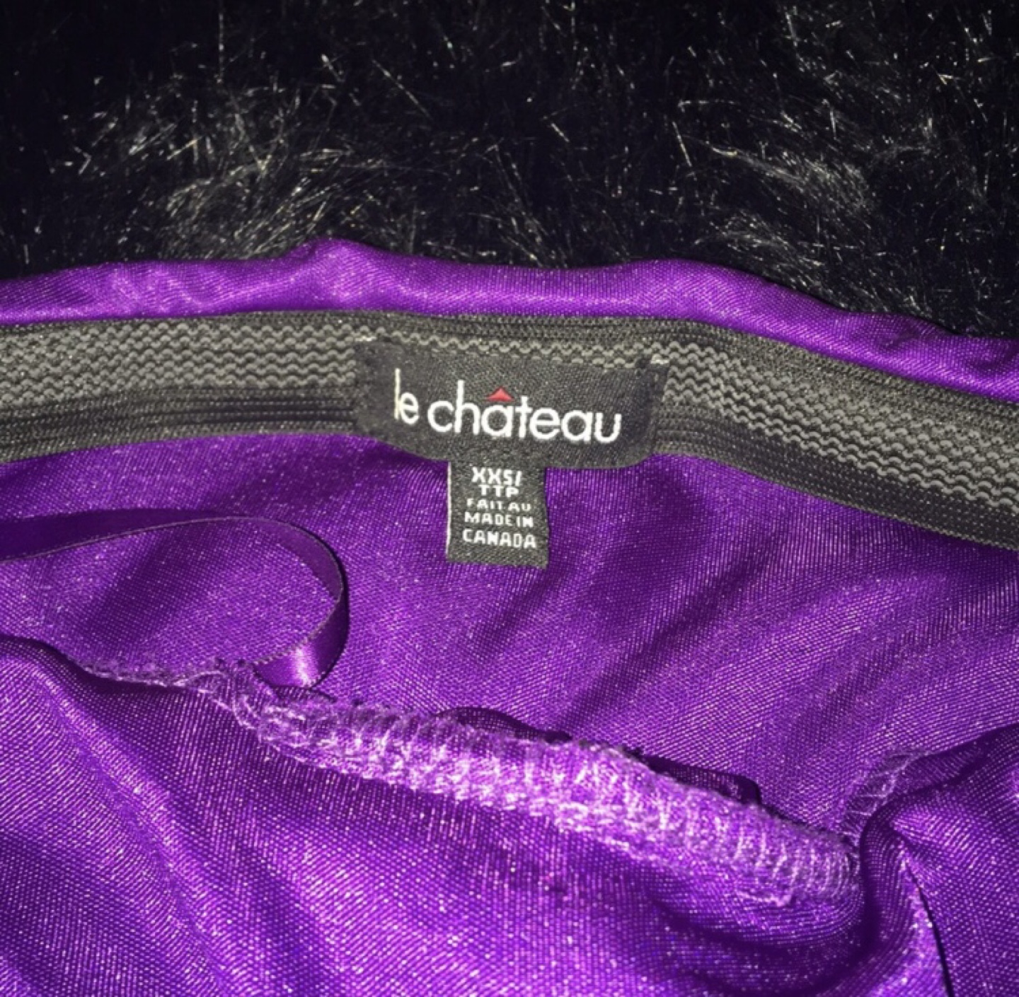 Le Chateau Purple Strapless Dress - photo 3