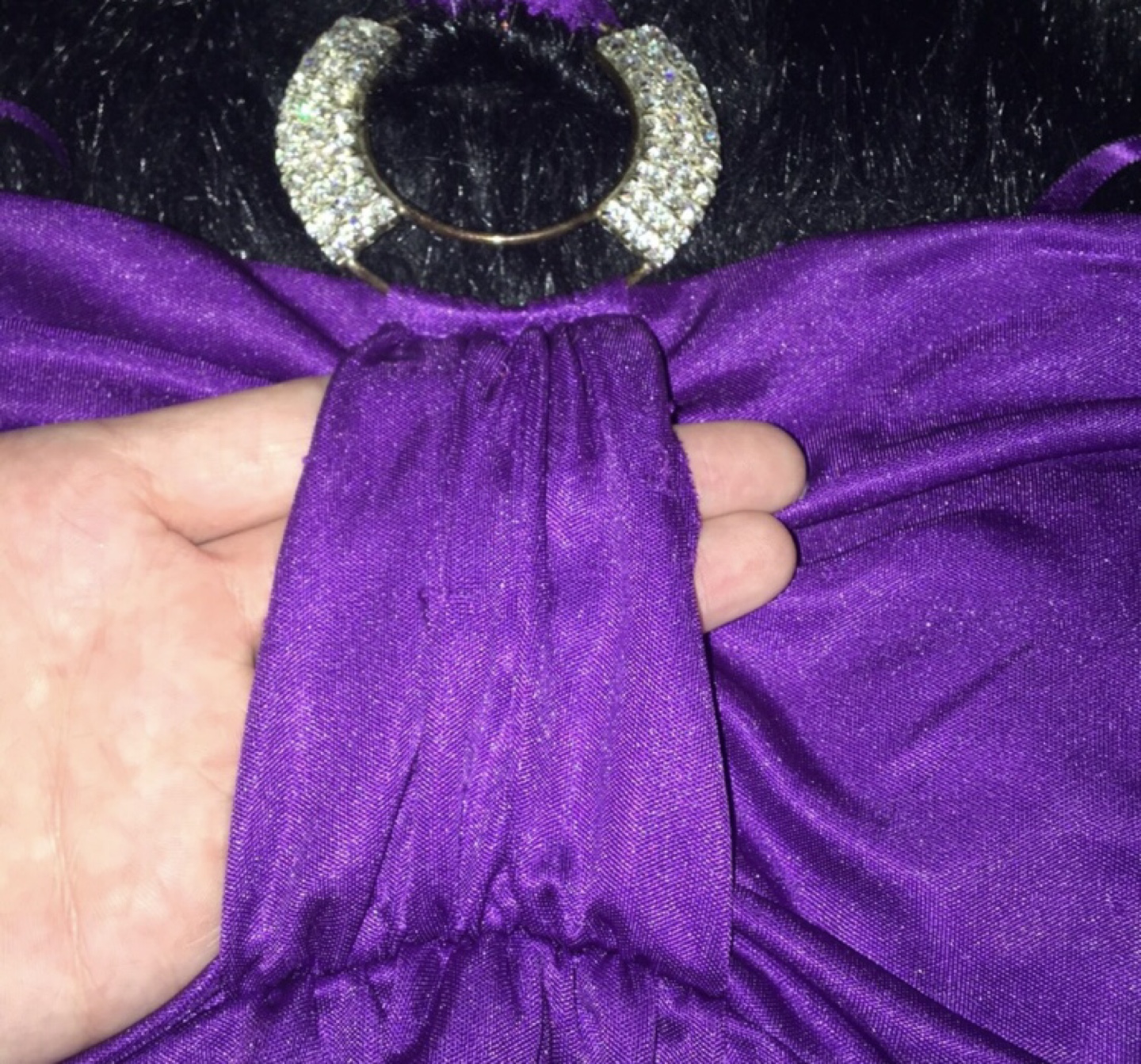 Le Chateau Purple Strapless Dress - photo 2