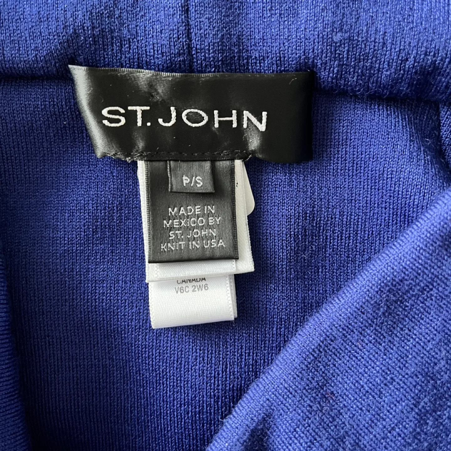 St. John Wool Rayon Oversized Shrug Coatigan Poncho Wrap P/S image indicator(4)