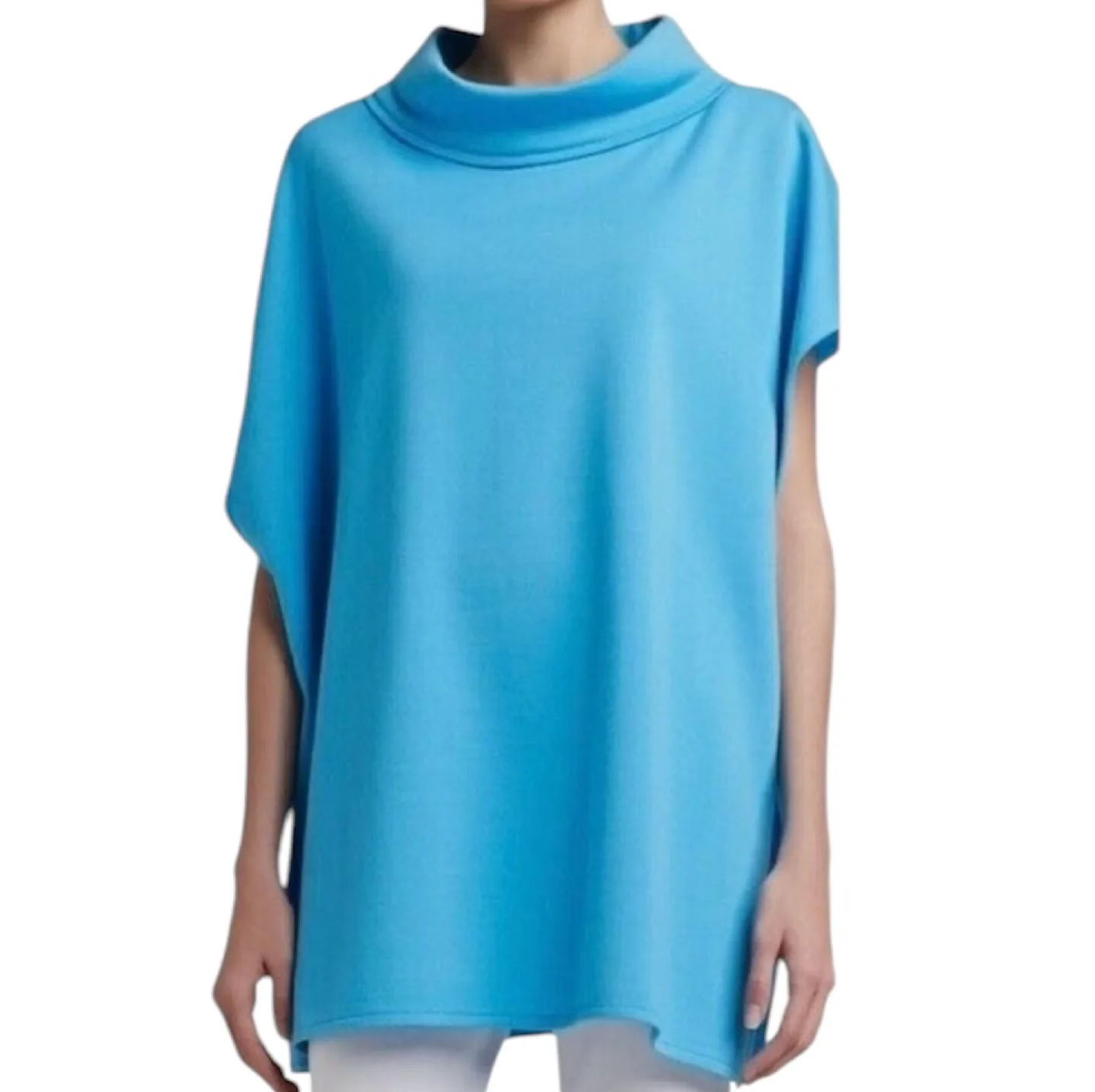 St. John Wool Rayon Oversized Shrug Coatigan Poncho Wrap P/S image indicator(9)