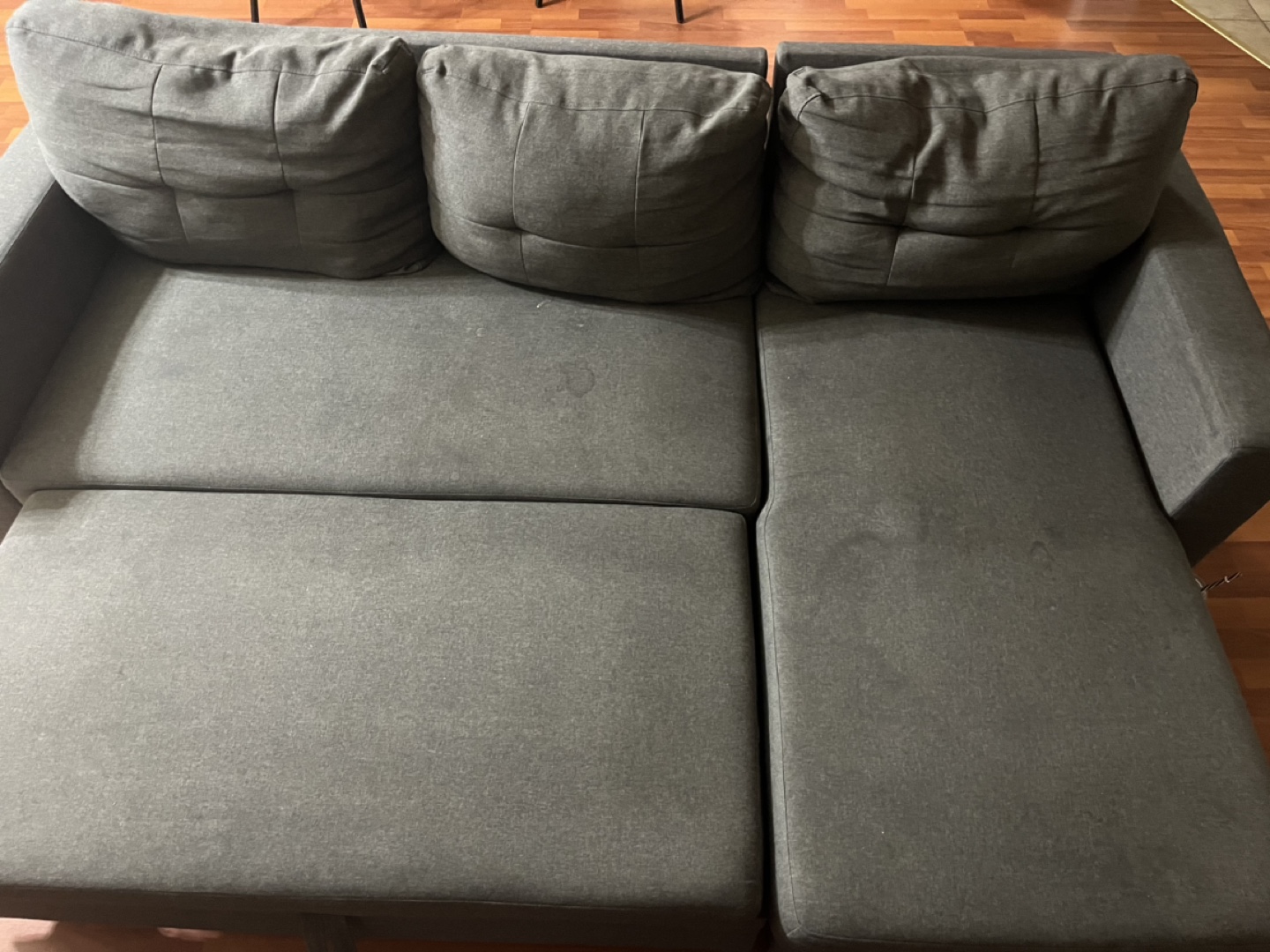 Cosy Grey Sectional Sofa