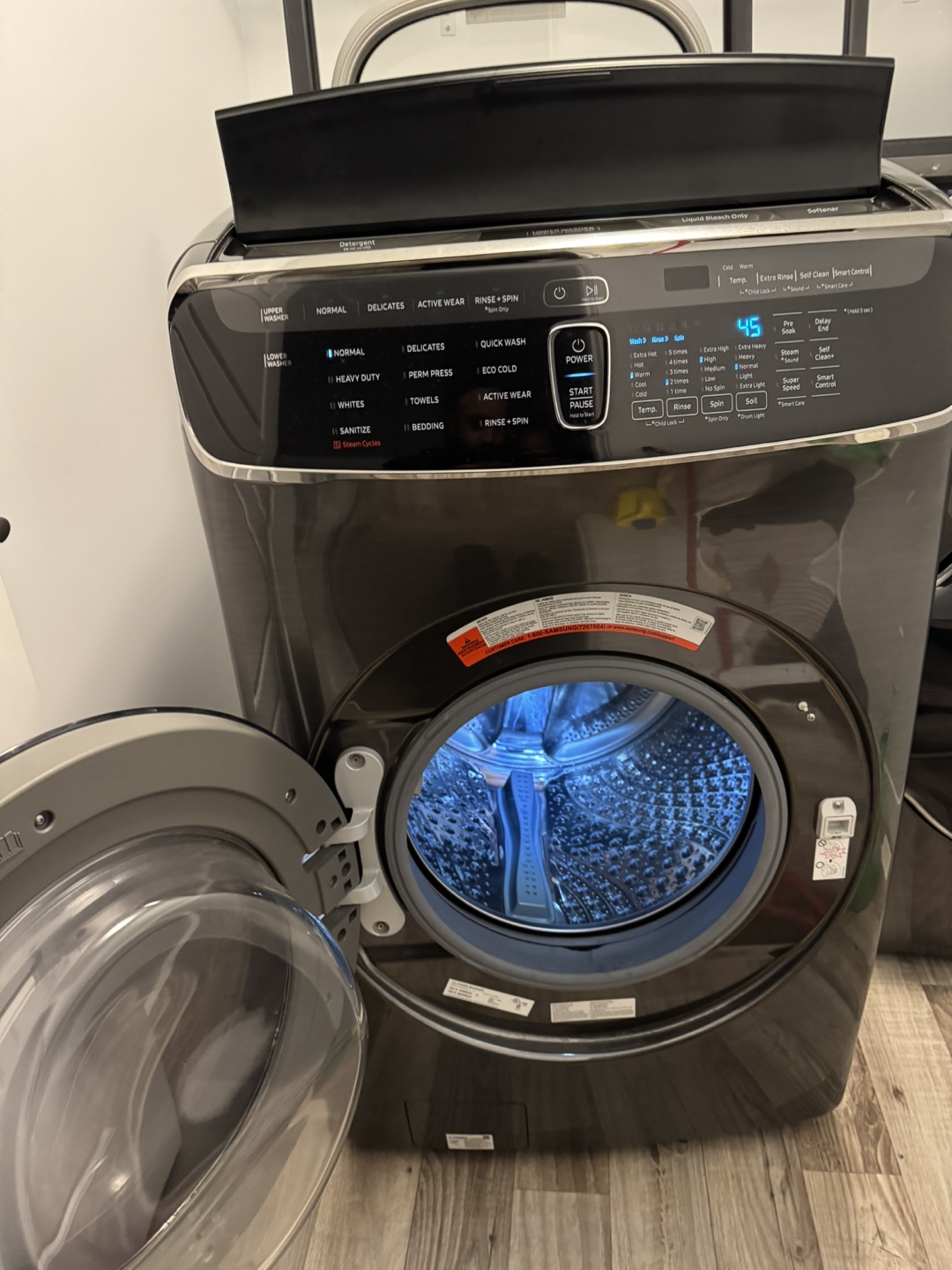 Samsung flex wash Front and top Load Washer - photo 3
