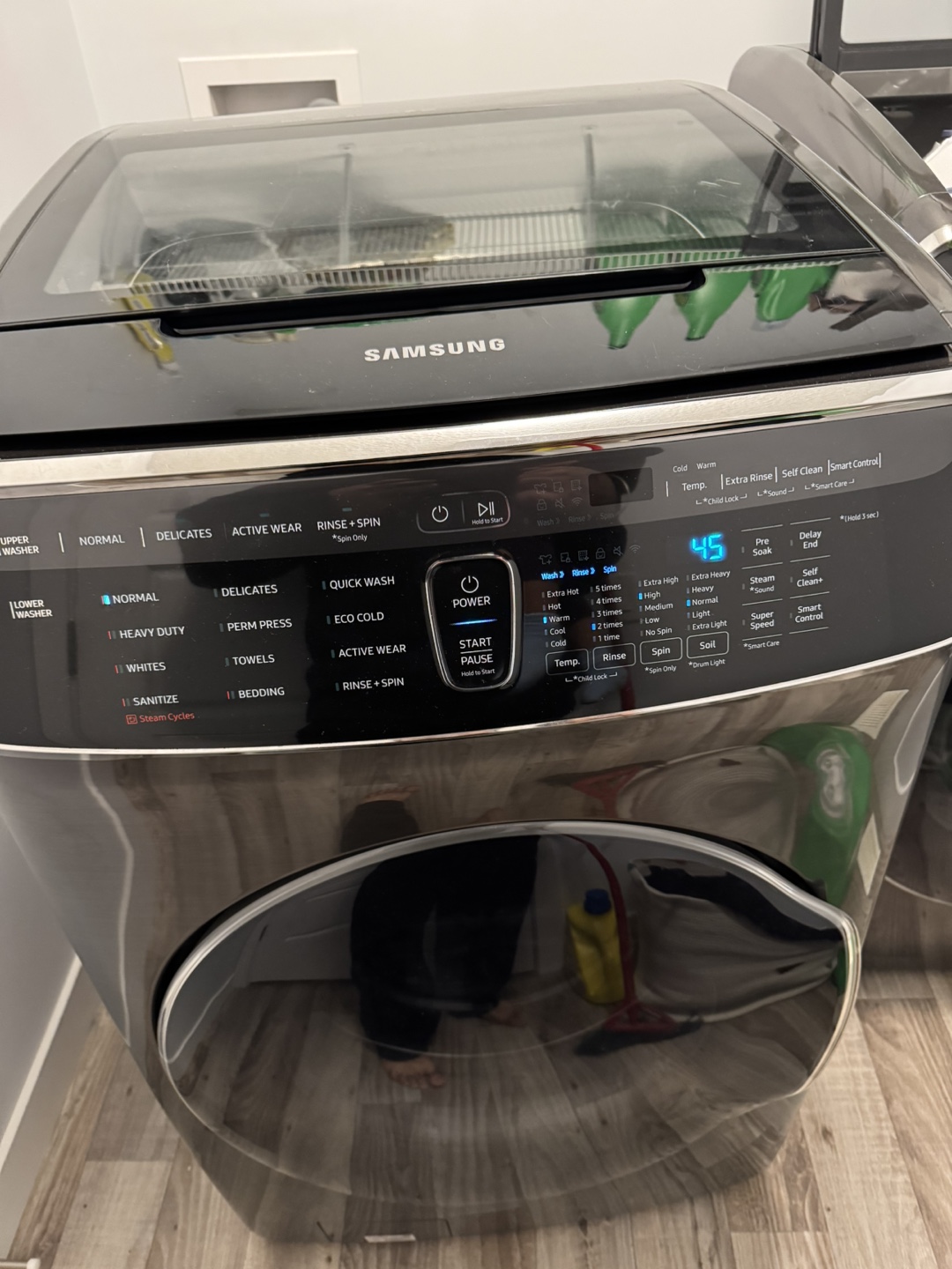 Samsung flex wash Front and top Load Washer - photo 5