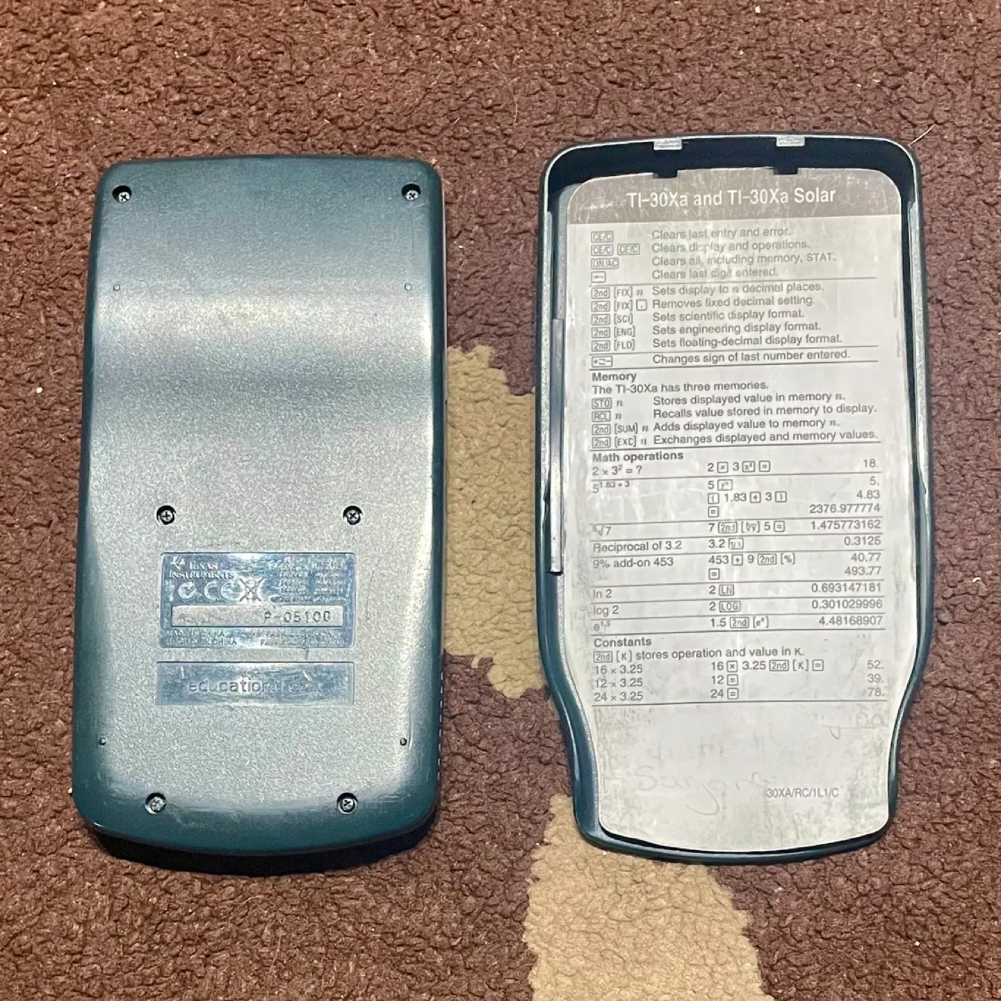 TI-30XA Scientific Calculator image indicator(2)