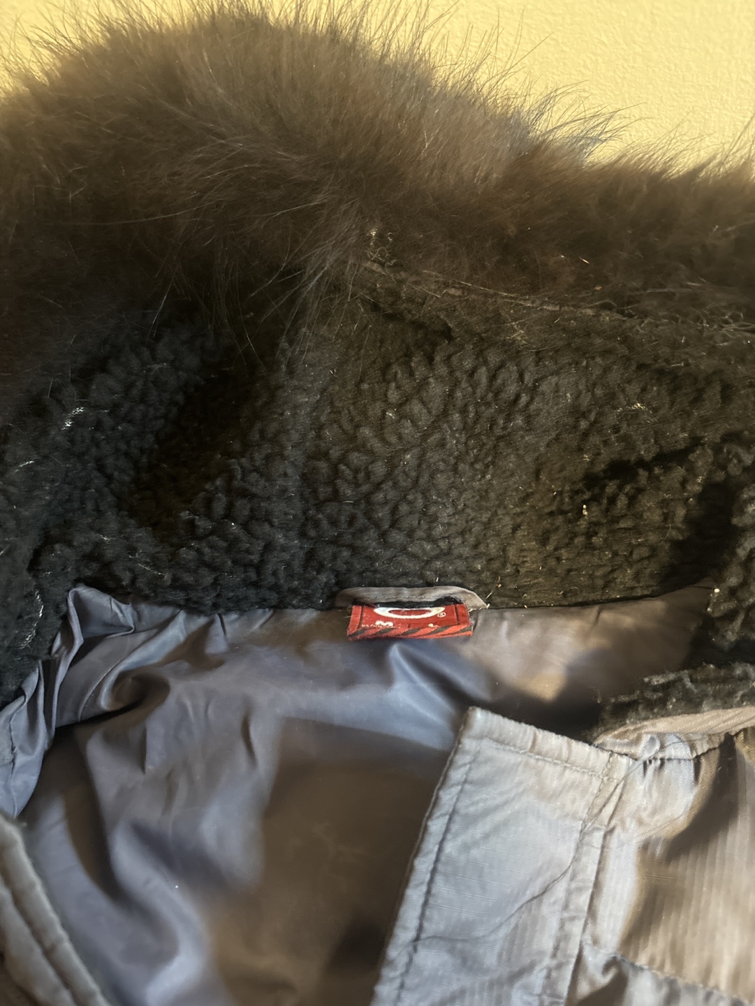 Black Down Jacket with Fur Hood - photo 2