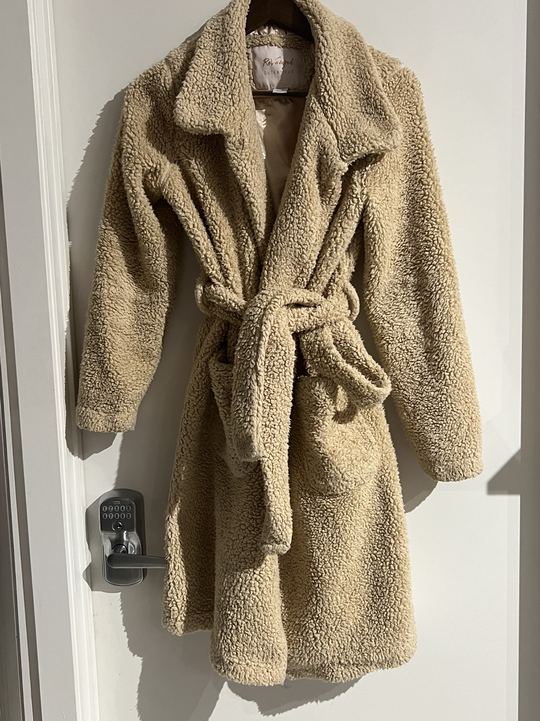 Medium Teddy Coat with wrap