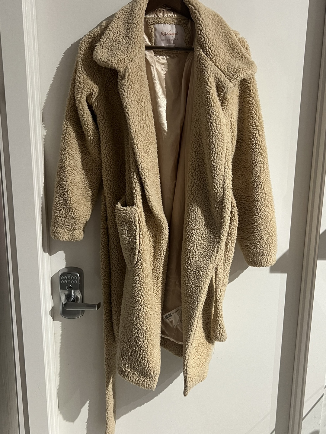 Medium Teddy Coat with wrap - photo 2