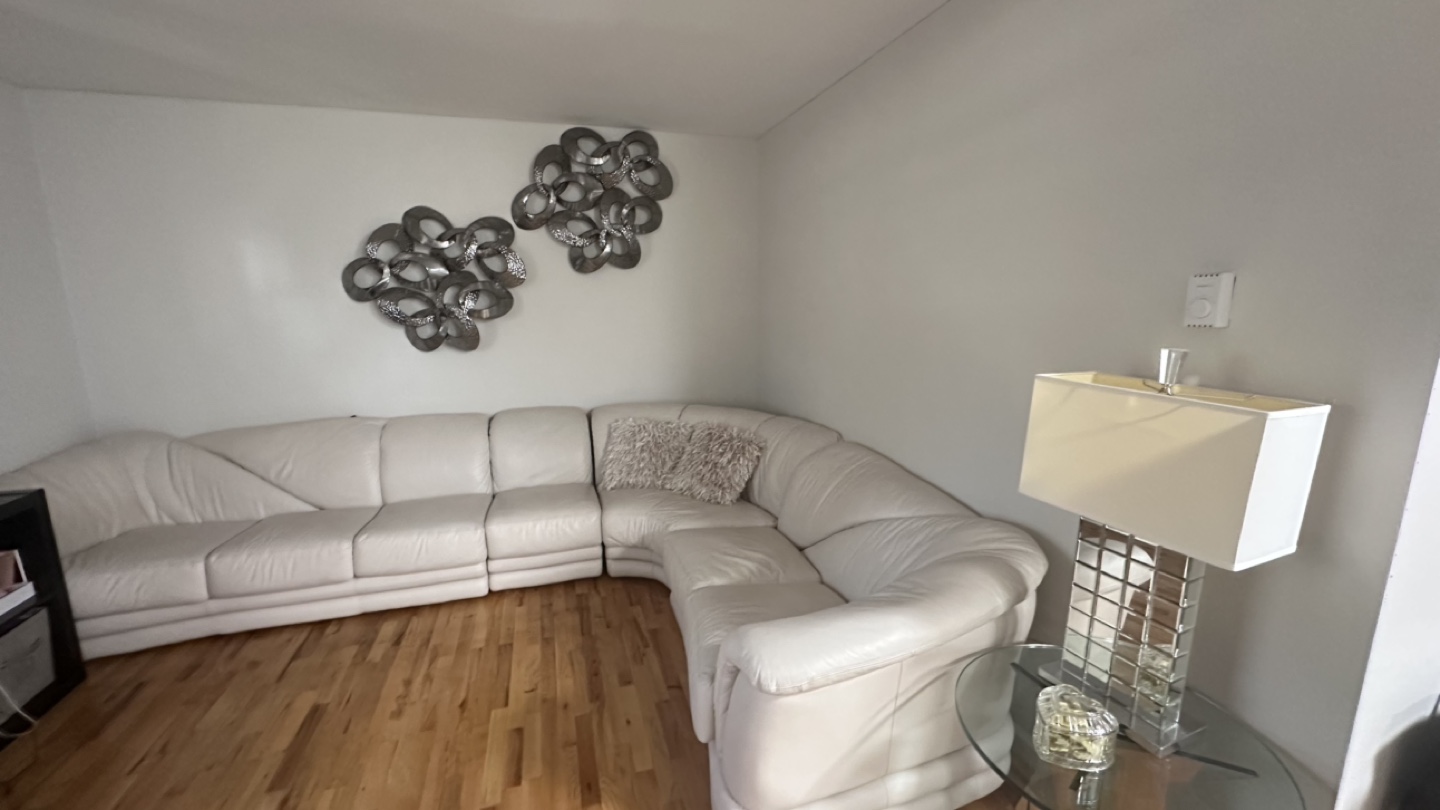 Off-white  4 peace, Sectional Leather Sofa - photo 2