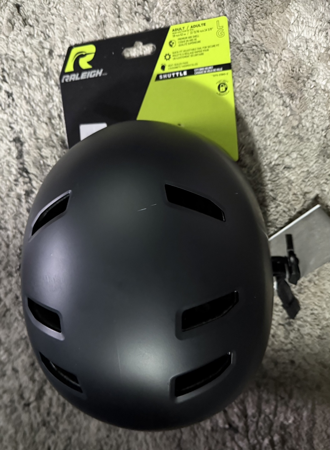 Raleigh Shuttle Multi-Sport Adult Bike Helmet - Black - photo 4