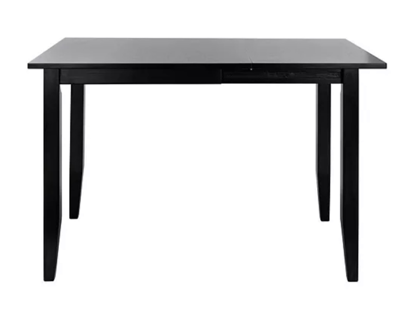 Black Wood Extendable Table - photo 2