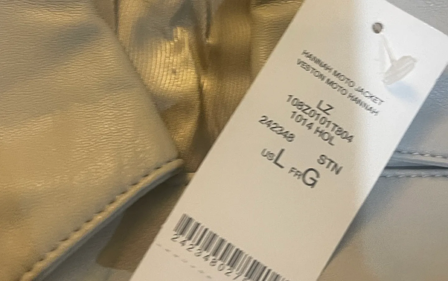 BEBE Leather Moto Jacket image indicator(2)