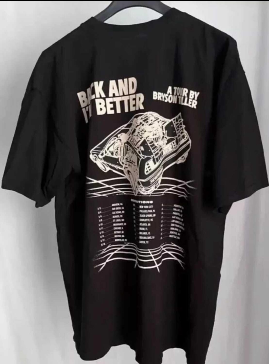 Trapsoul Bryson Tiller Back and Better Tour T-Shirt Size 2XL - photo 2