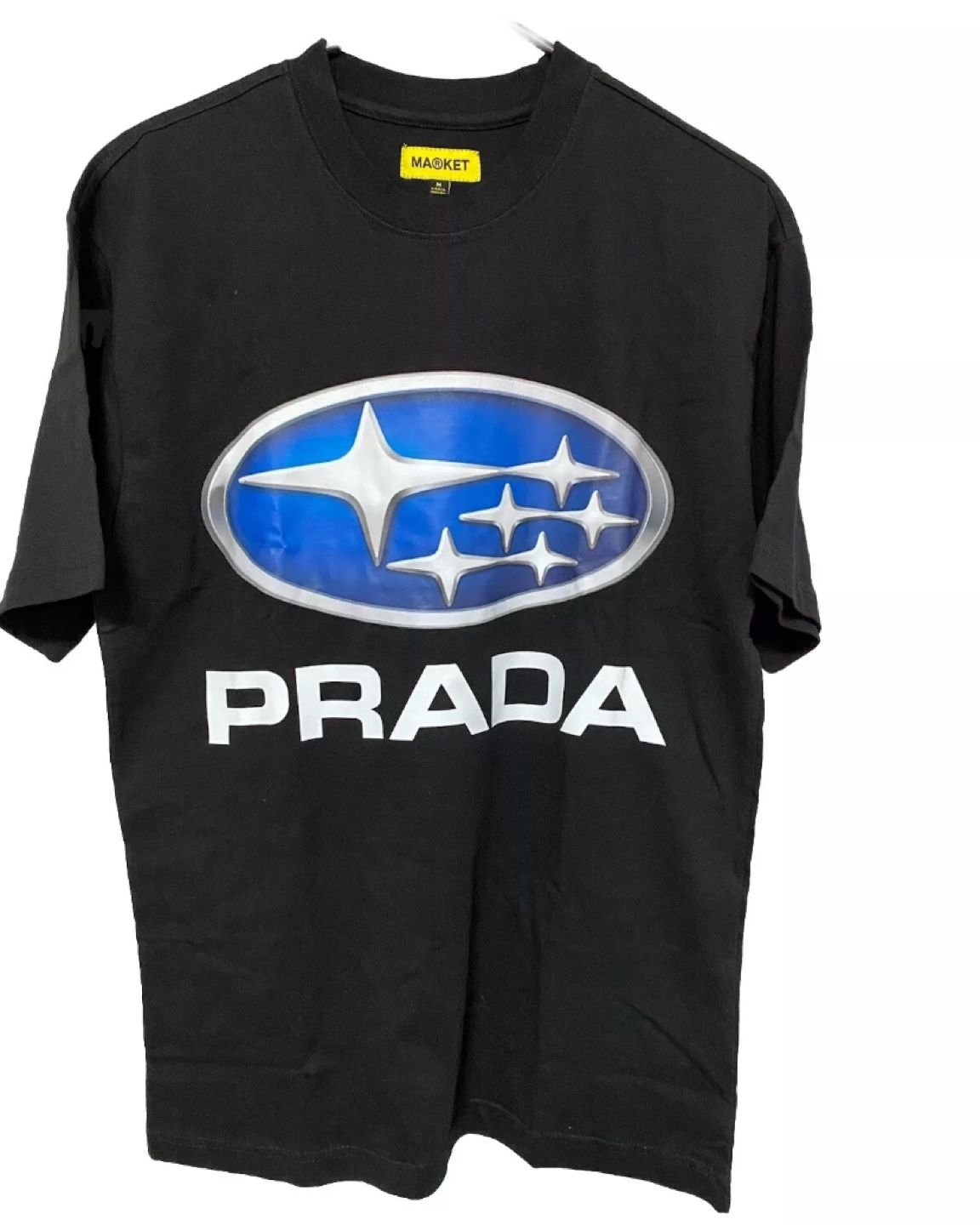MARKET Unknown Saburu & Prada  T-shirt - VINTAGE BLACK Sz:M