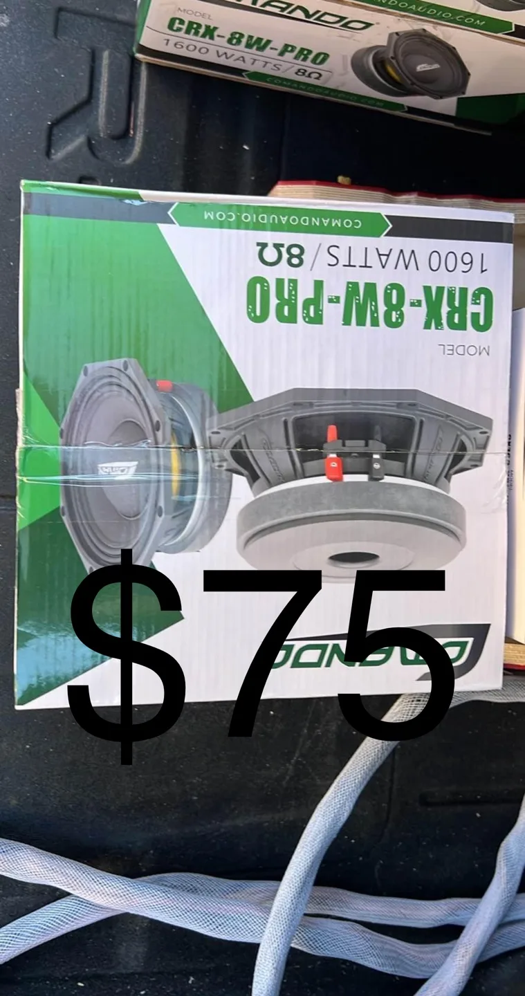 Comando 8'' Car Audio Speakers image indicator(2)