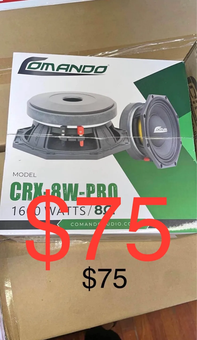 Comando 8'' Car Audio Speakers image indicator(3)