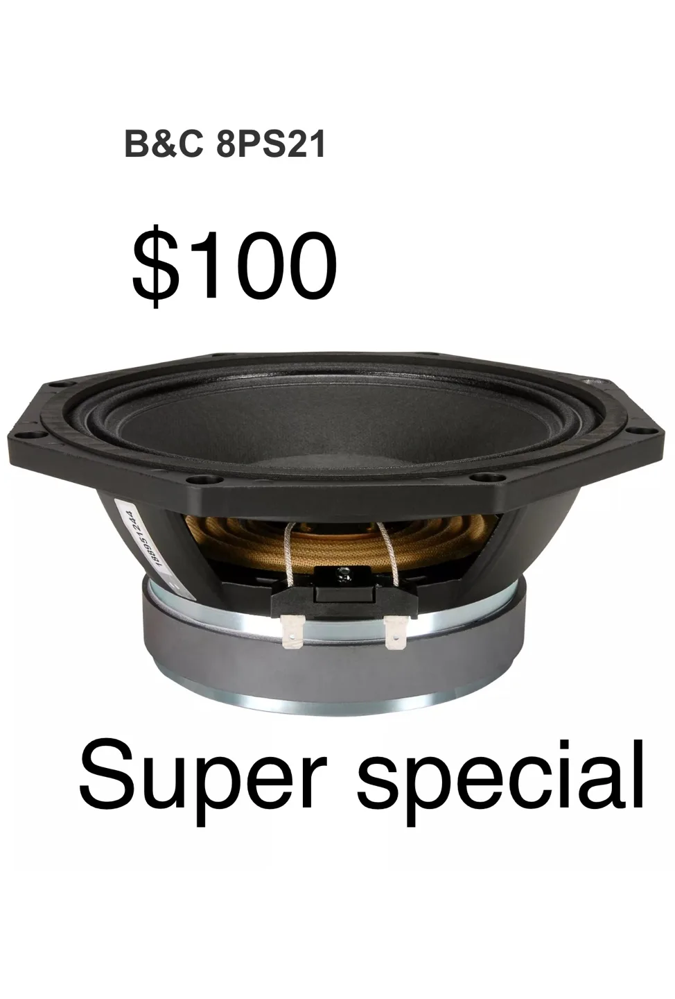 8" B&C Speakers Woofer image indicator(6)