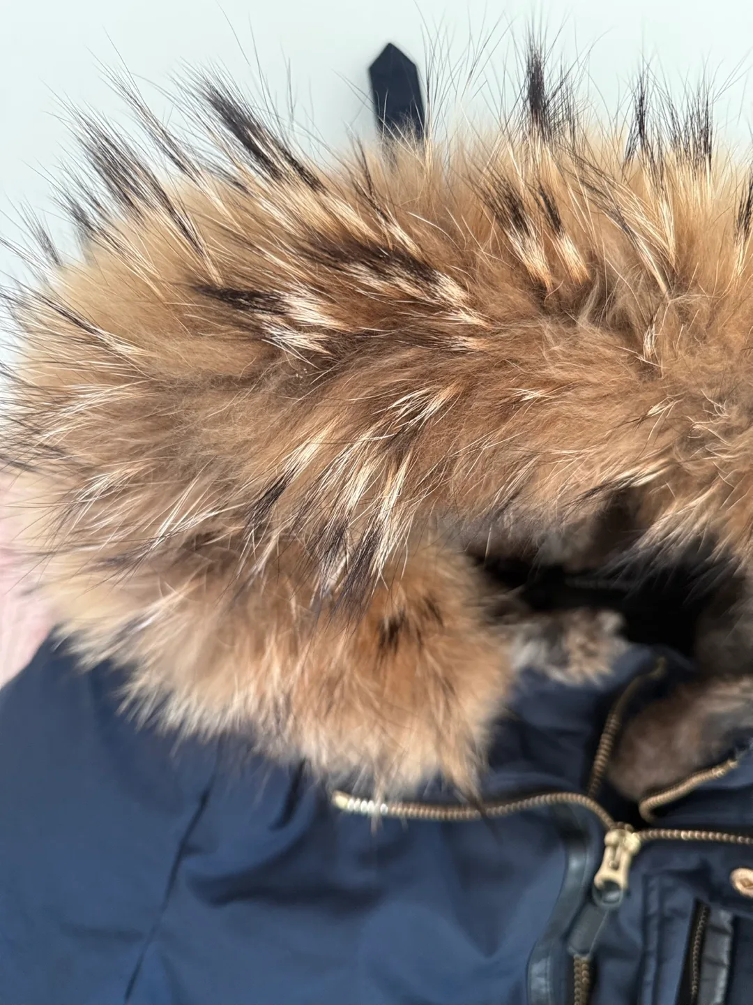 Mackage Bomber Jacket with Fur Hood image indicator(2)