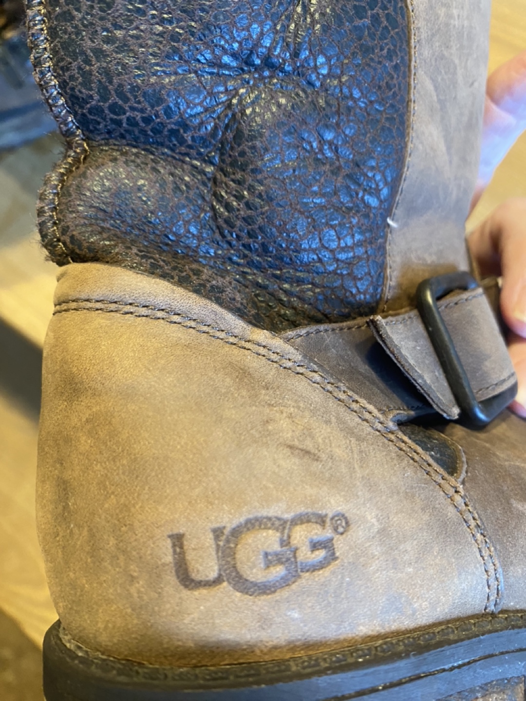 UGG Brown Leather Boots - photo 5