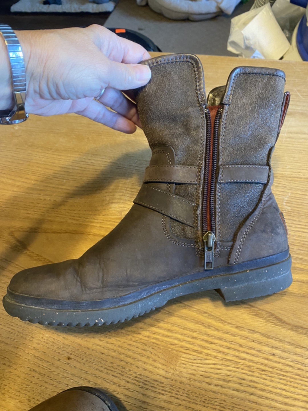 UGG Brown Leather Boots - photo 2